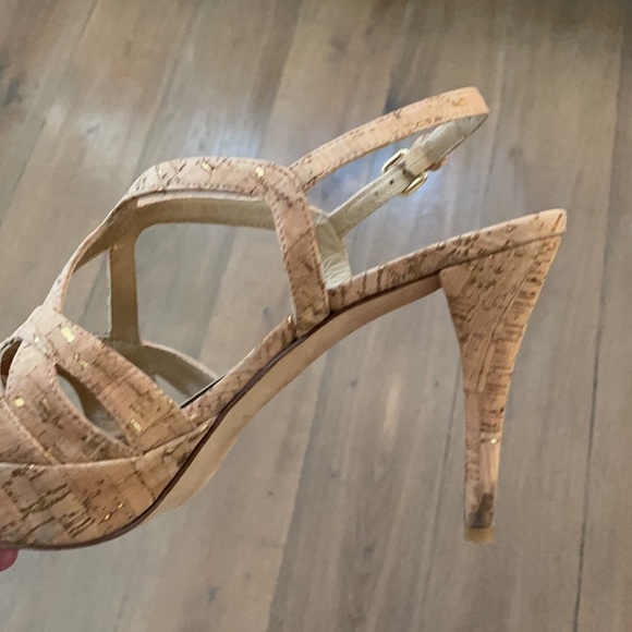 Stuart Weitzman Cork High Heels- Size 9 - Picture 10 of 16